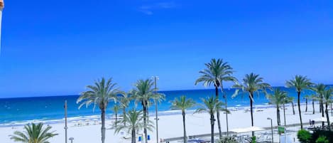 Vue sur la plage/l’océan