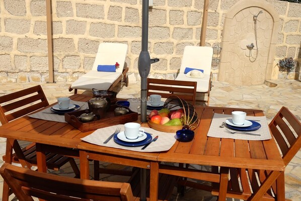 Restauration en plein air