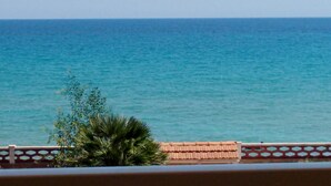 A balcony with a view of the sea. - Noto Lido (Syracuse Sicily Italy), Adriana Residence on the Beach by the Sea !!! (Lido di Noto)