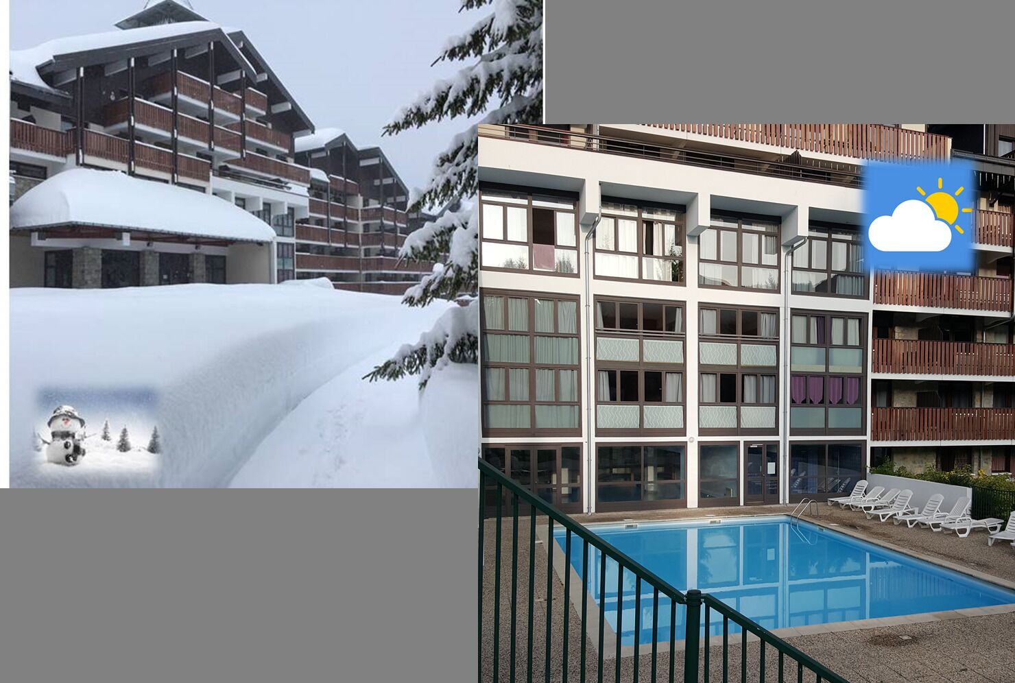 Les Terrasses du Mont Blanc, Apartment for 6 people in Residence.