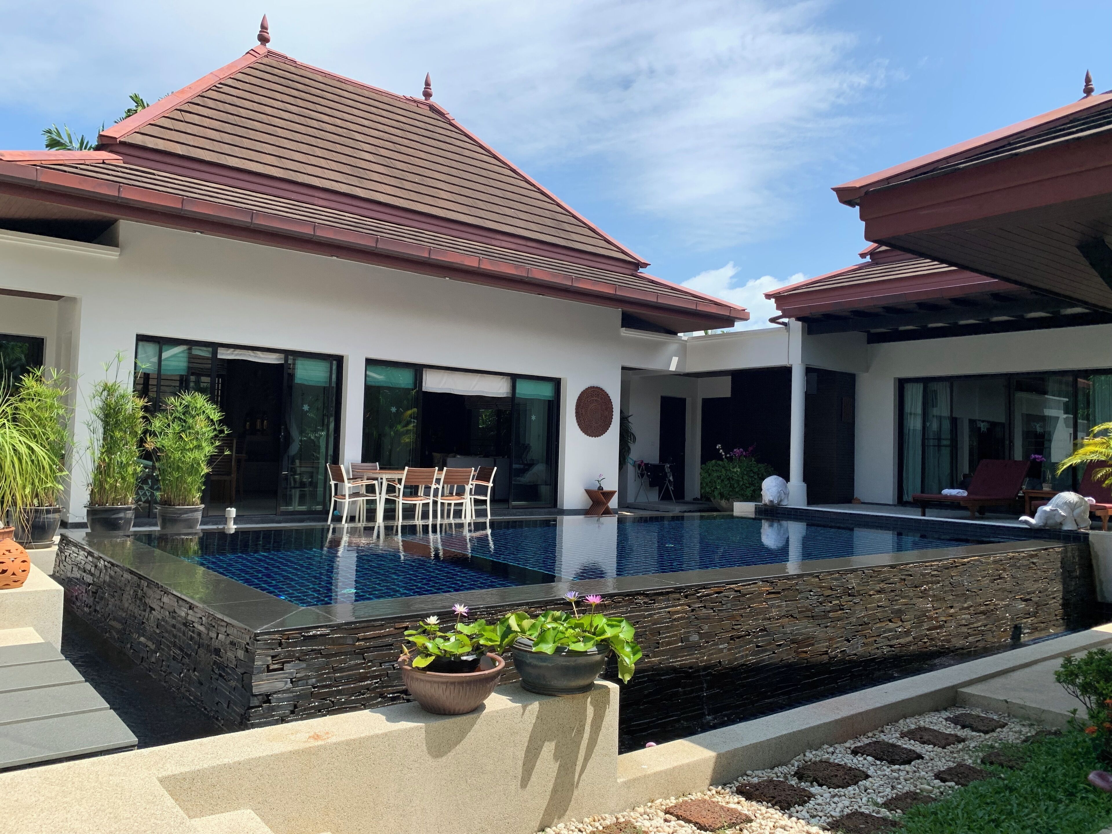 Alberca al aire libre 