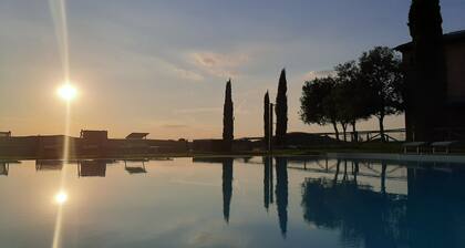 Landhaus Siena Hügel San Giovanni in Poggio - Crepuscolo Siena Wohnung