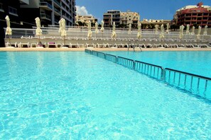 The complex large residential pool - kids area