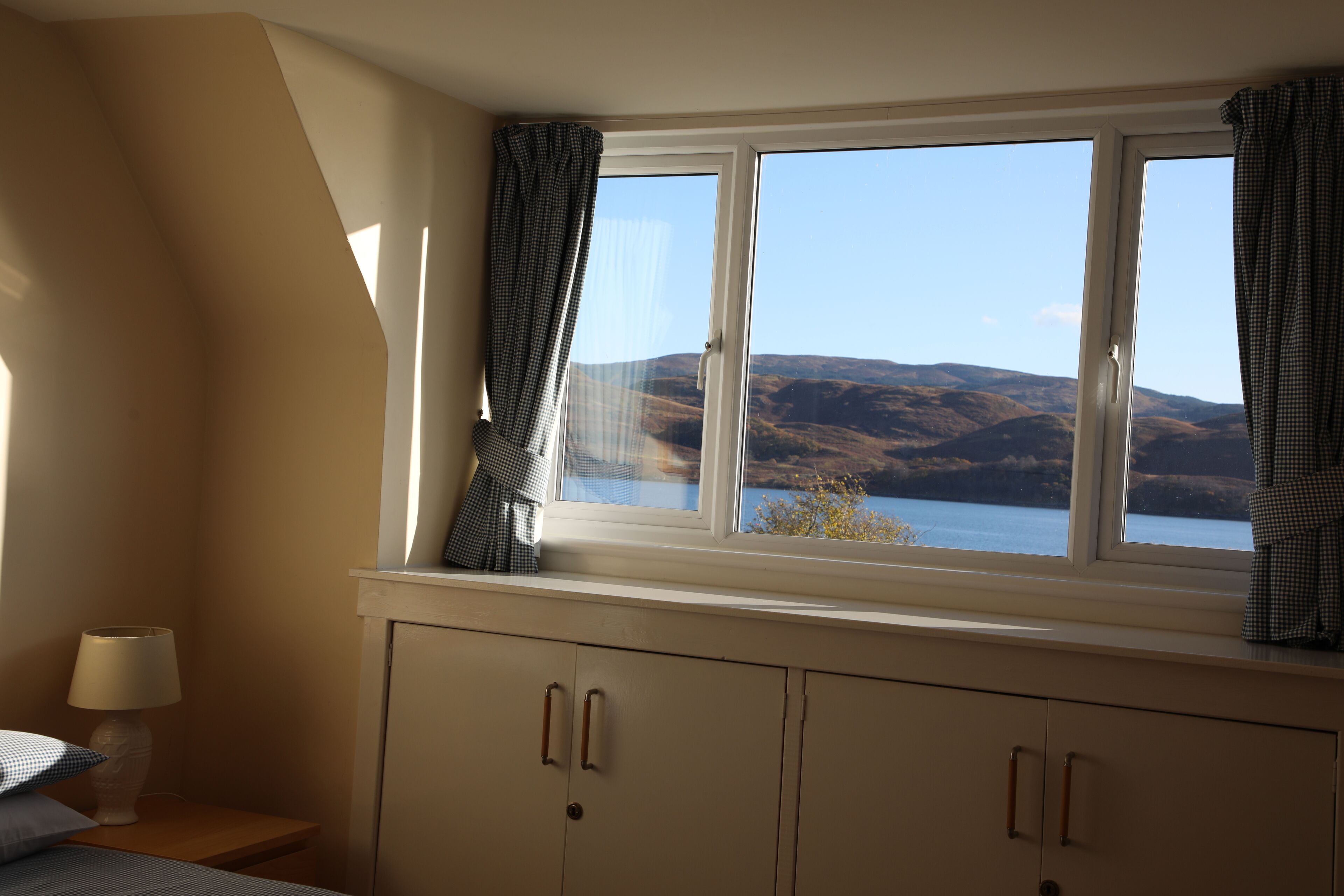 View from king sized bedroom.