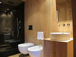 Regadera, amenidades de baño gratuitas, secadora de cabello, bidet