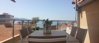 Spectaculair penthouse met terras en uitzicht op de Puerto de Sanxenxo