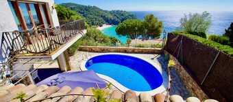 V&V LLORET-Villa Mediterrania: panoramic sea views, 120m. Canyelles beach