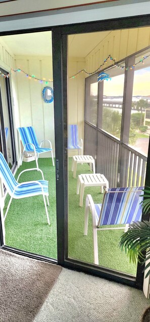 Interior - Bright, corner unit, with open floor plan and views from nearly every room!  (Bradenton Beach, Anna Maria Island)