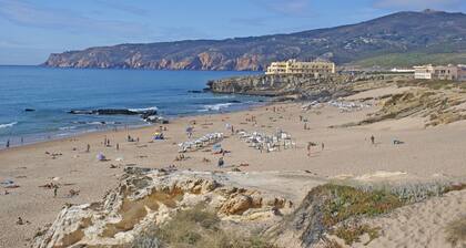 450 metriä rannalle, oma puutarha, Praia das Maçãs