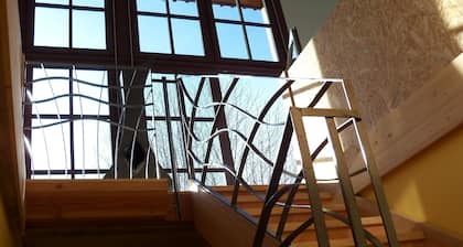 Unusual gite in a former station water tower