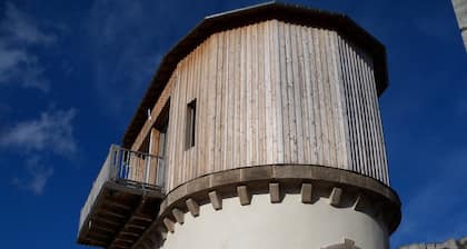 Unusual gite in a former station water tower