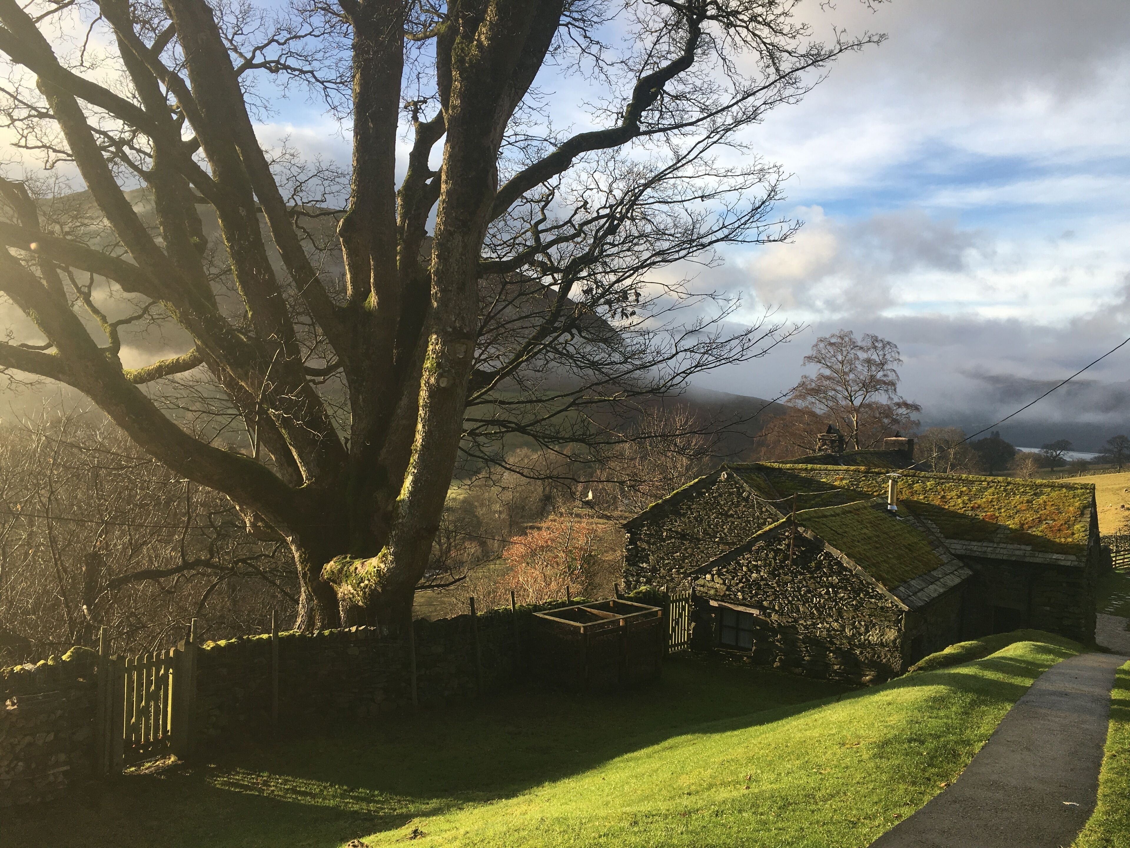 C17 farmhouse with spectacular views over Martindale and towards Ullswater.