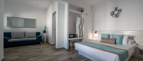 1 chambre, coffres-forts dans les chambres, fer et planche à repasser