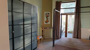 1 bedroom, iron/ironing board, travel crib, free WiFi