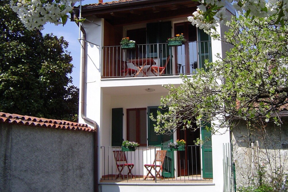 Bright house near the lake