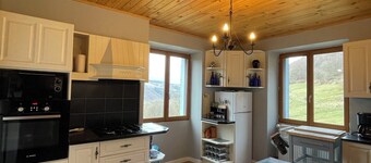 Quiet location with great views. Games room. Patio, large garden.