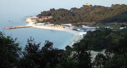 In the Conero Park, with the sea below the house