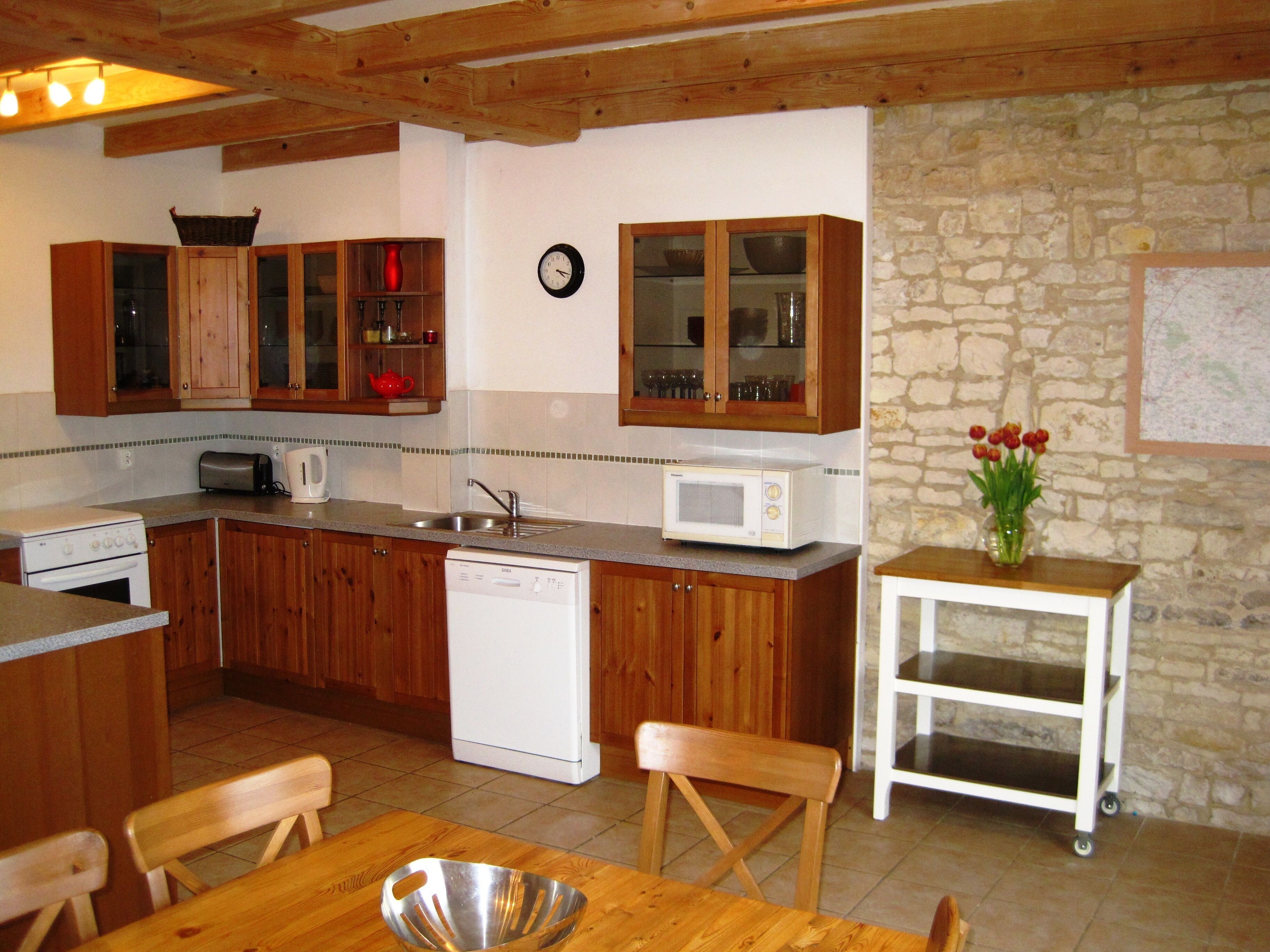 Beautiful converted barn - La Grange at Les Hiboux family friendly cottages.