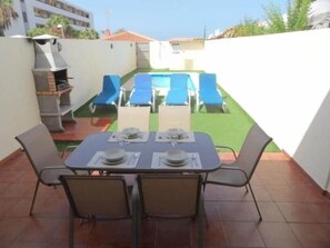 Outdoor dining - FABULOUS DUPLEX C7 WITH PRIVATE POOL (Adeje)
