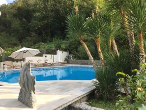 Outdoor pool - Large Luxury Stone Villa With Private Infinity Pool And Sea Views (Southern Coastal)