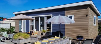 Modernes Chalet "Zeeuws Plekje"  am Strand und Meer