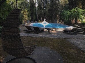 Outdoor pool - Luxury: in historical villa in the hills around Florence (Firenze)