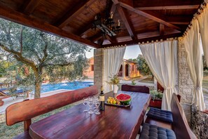 Restauration en plein air