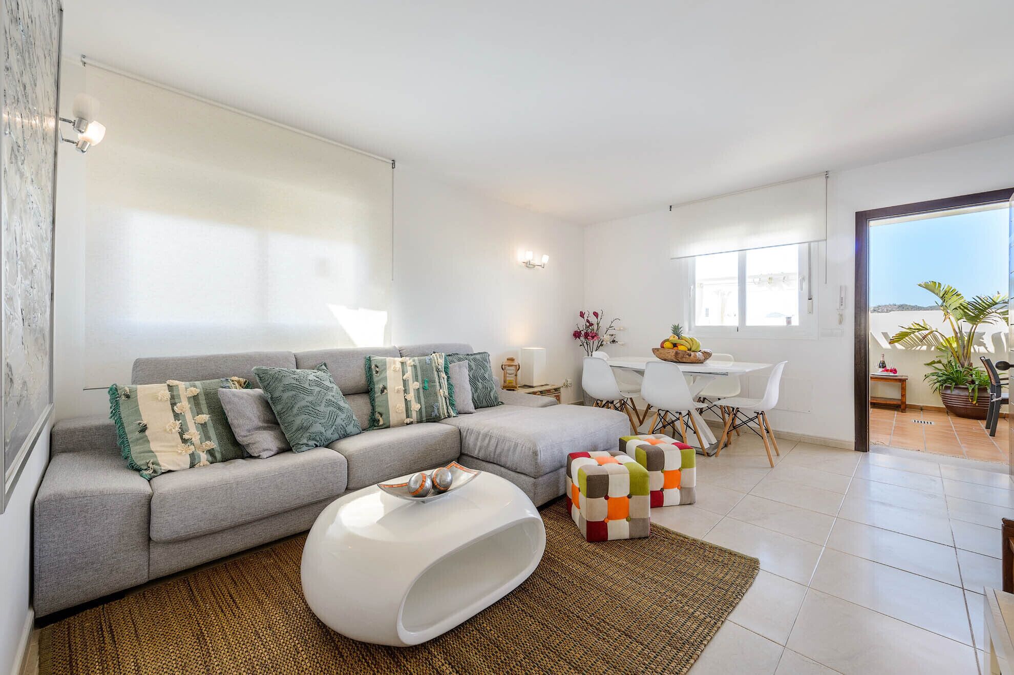 Beautiful colorful house with a private pool. 