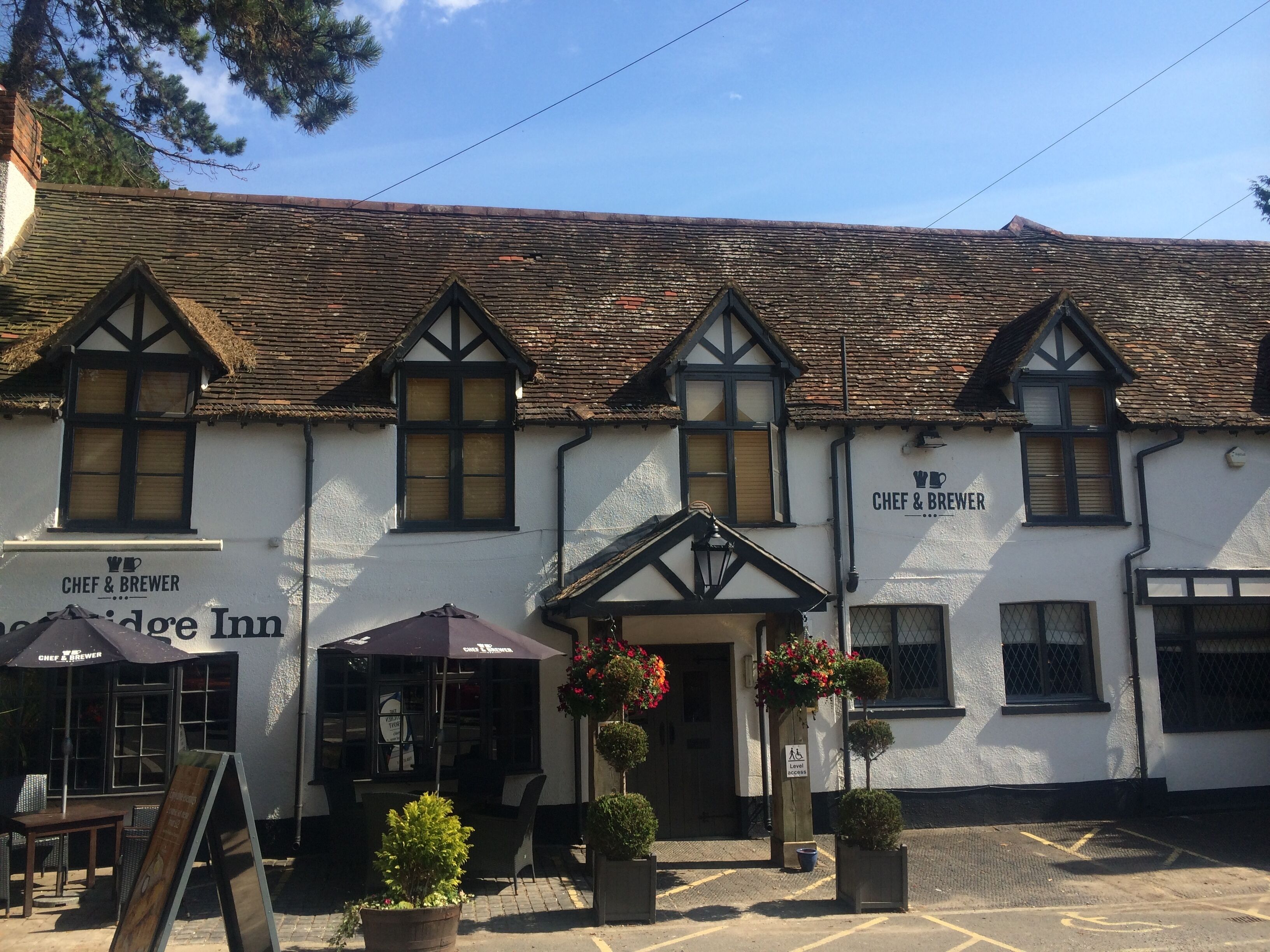 The Bridge Inn a two minute stroll away