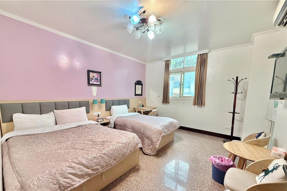 Standard Triple Room | Desk, laptop workspace, blackout drapes, free WiFi