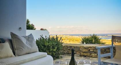 Near Golden Beach - Villa with private Pool and amazing view to the Aegean