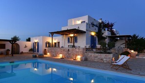 Pool - "Villa Lygeia" stunning Sea View, 3 Bedroom, Pool, BBQ (Paros)