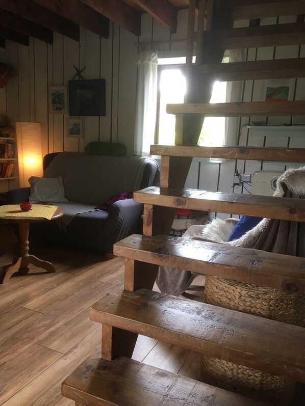 TV, books, stereo