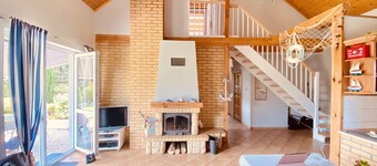 Vacation home near Świnoujście on the Baltic Sea with whirlpool and sauna in the countryside