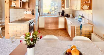 Vacation home near Świnoujście on the Baltic Sea with whirlpool and sauna in the countryside