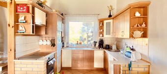 Vacation home near Świnoujście on the Baltic Sea with whirlpool and sauna in the countryside
