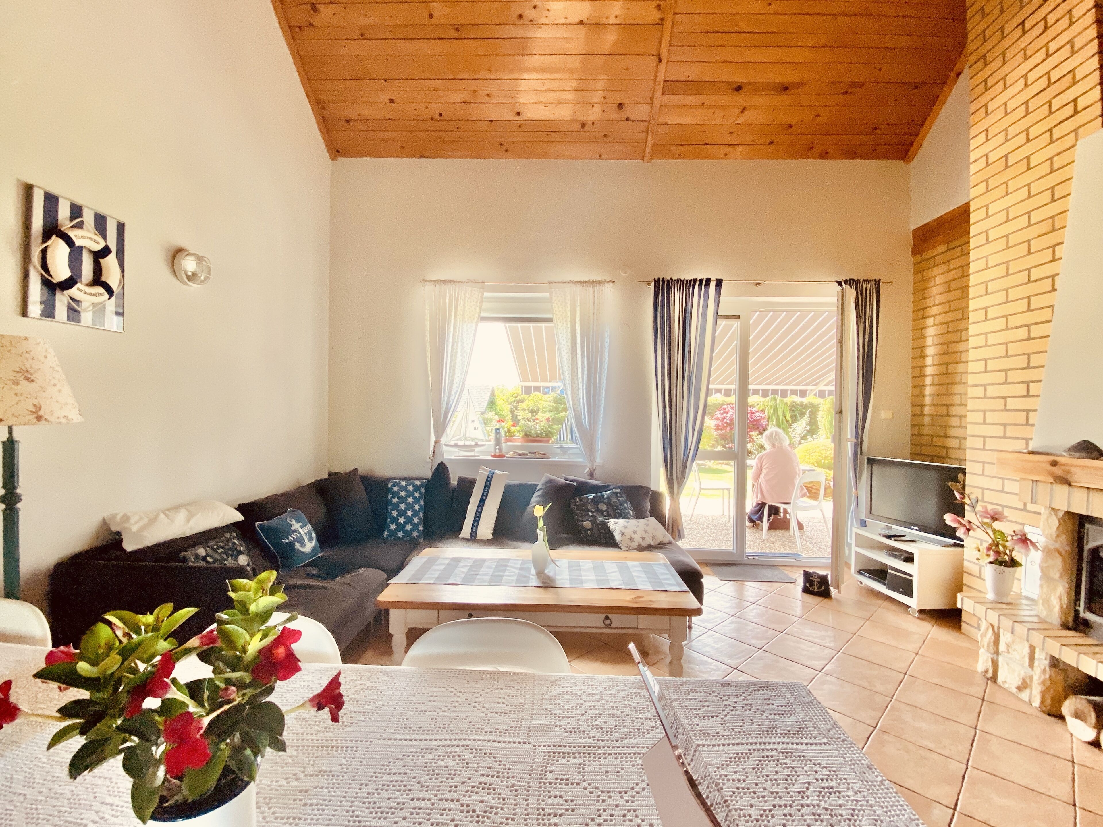 智能電視、壁爐、DVD 播放機、影像庫