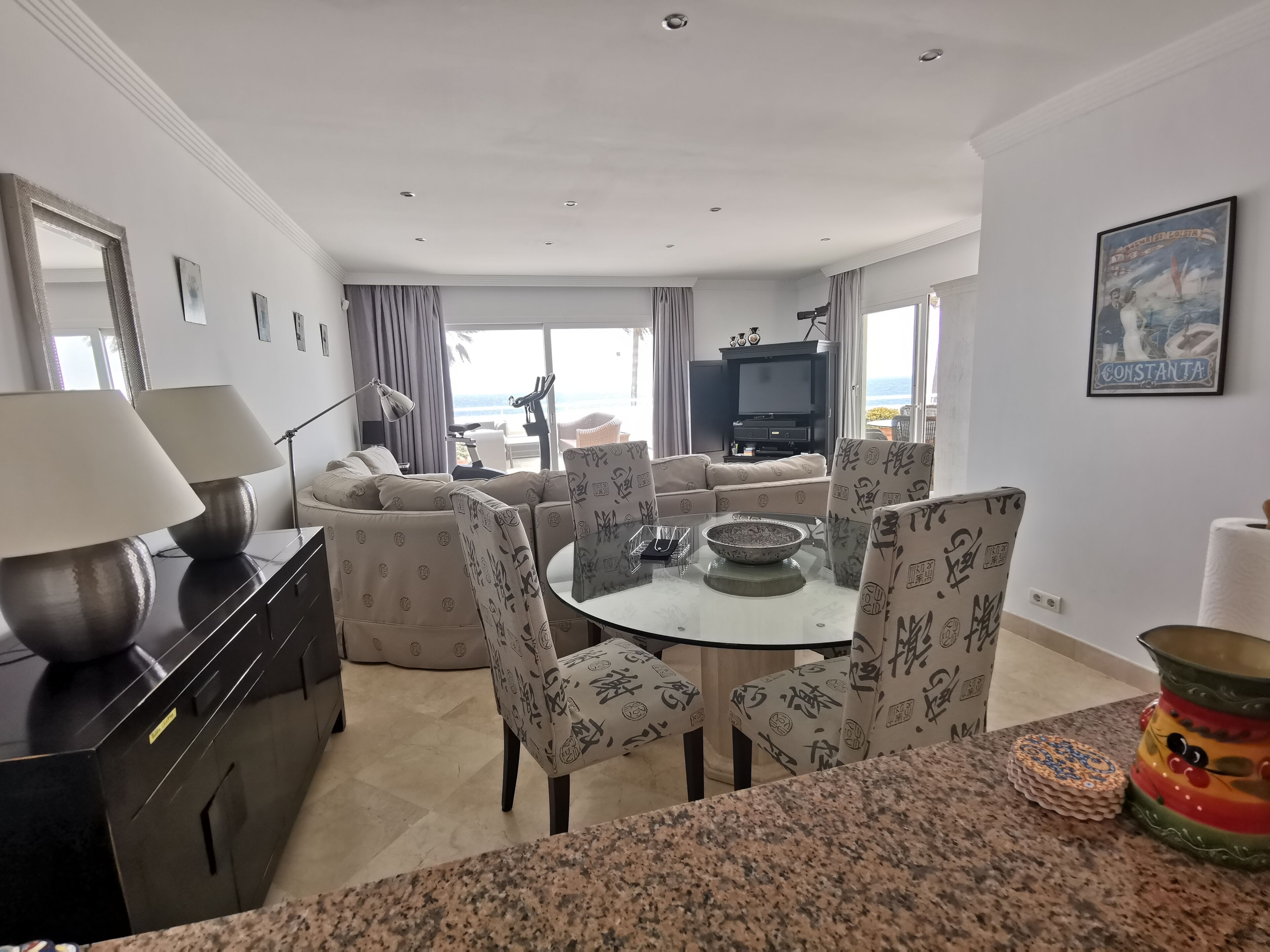 Direct access to the beach, pool, panoramic view, 100sqm terrace