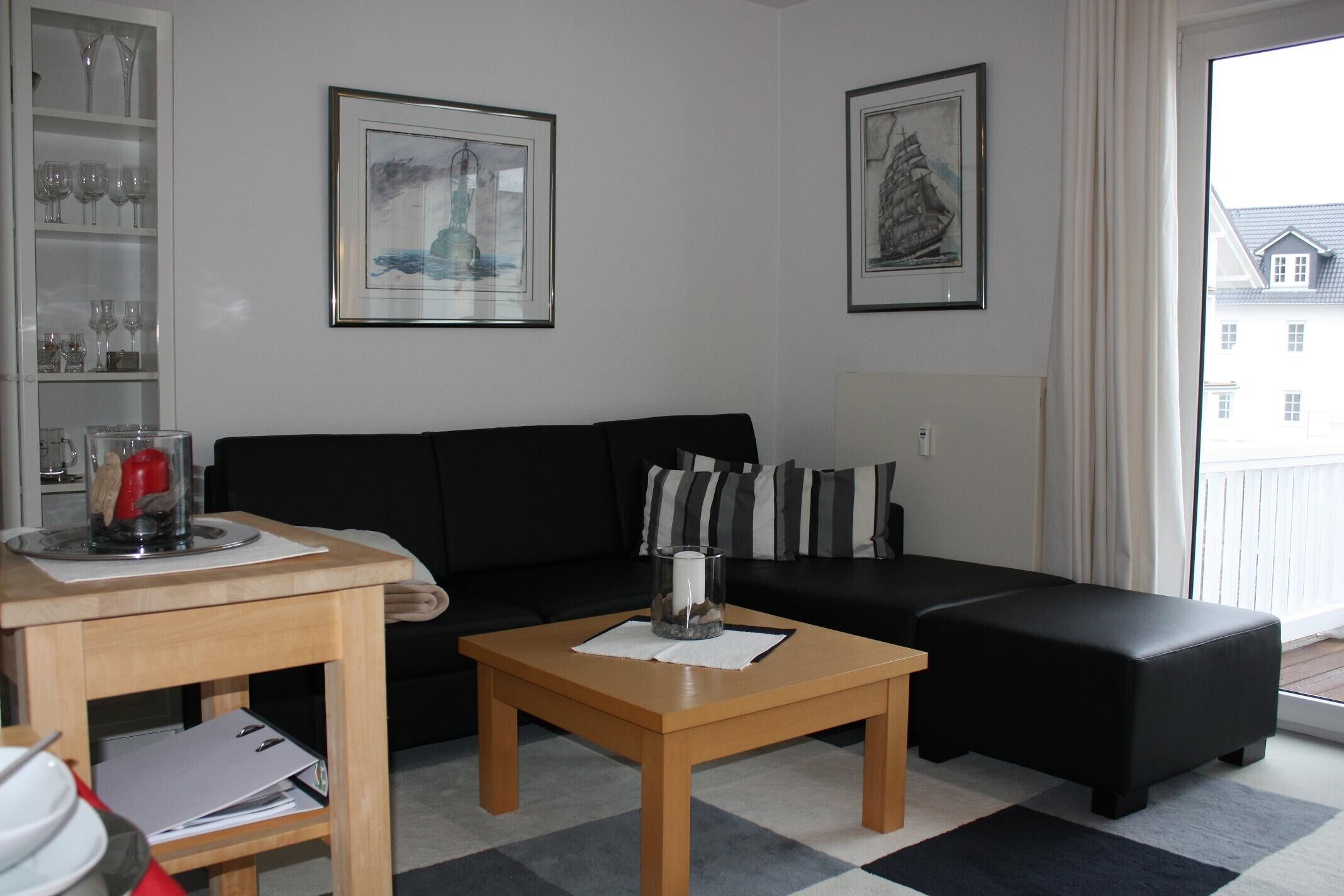 Cosy apartment with balcony, 400 meters to the beach, dog on request