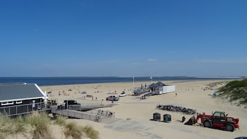 Vlak bij het strand