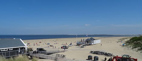 Vlak bij het strand