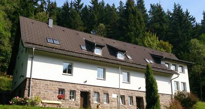 House Lütsche - right on the lake in the Thuringian Forest