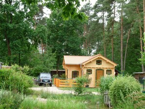 Exterior - Comfortable log house in the forest community of Borkheide (Borkheide)