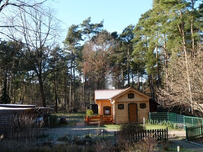 Comfortable log house in the forest community of Borkheide