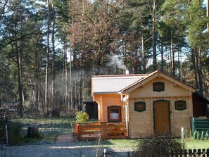 Exterior - Comfortable log house in the forest community of Borkheide (Borkheide)