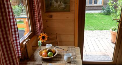Comfortable log house in the forest community of Borkheide