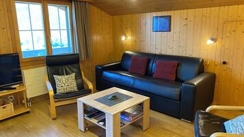 Smart TV, DVD player, toys, video library