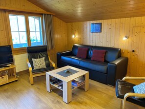 Smart TV, DVD player, toys, video library