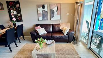 Een televisie en een dvd-speler