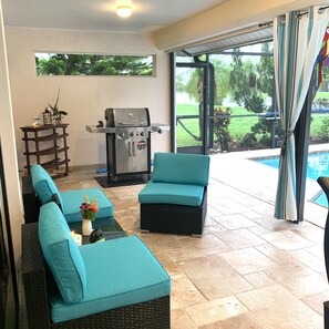 Terrace/patio - Holiday Villa | Endless Love | Cape Coral * German rental *  (Cape Coral)